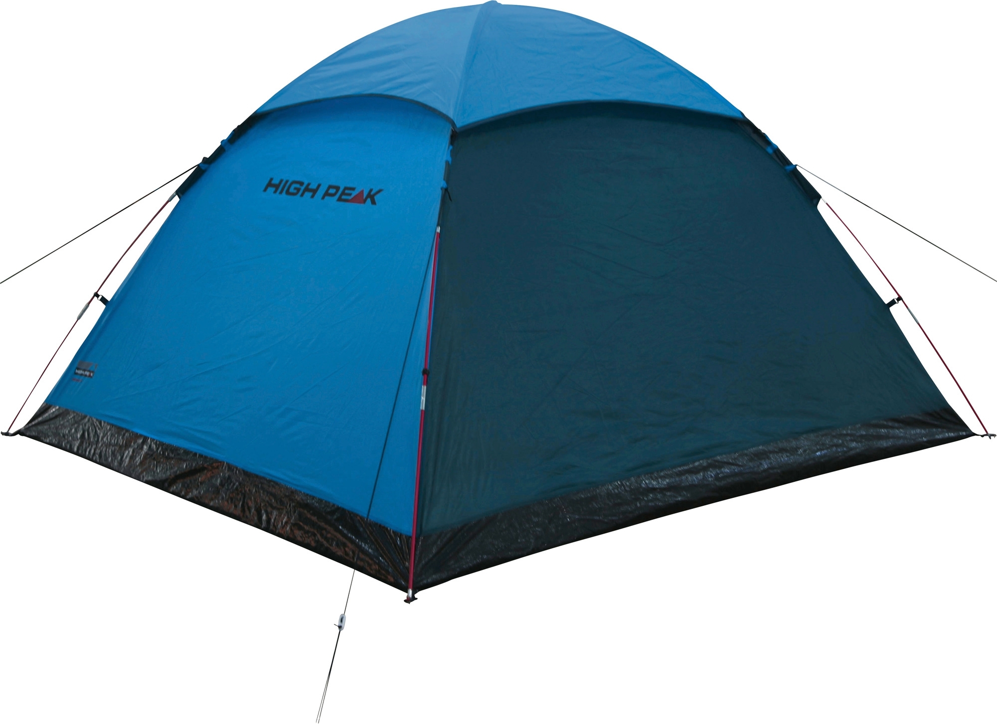 High Peak Monodome XL freistehendes Einfachdach Kuppelzelt blau/grau für 4 Personen