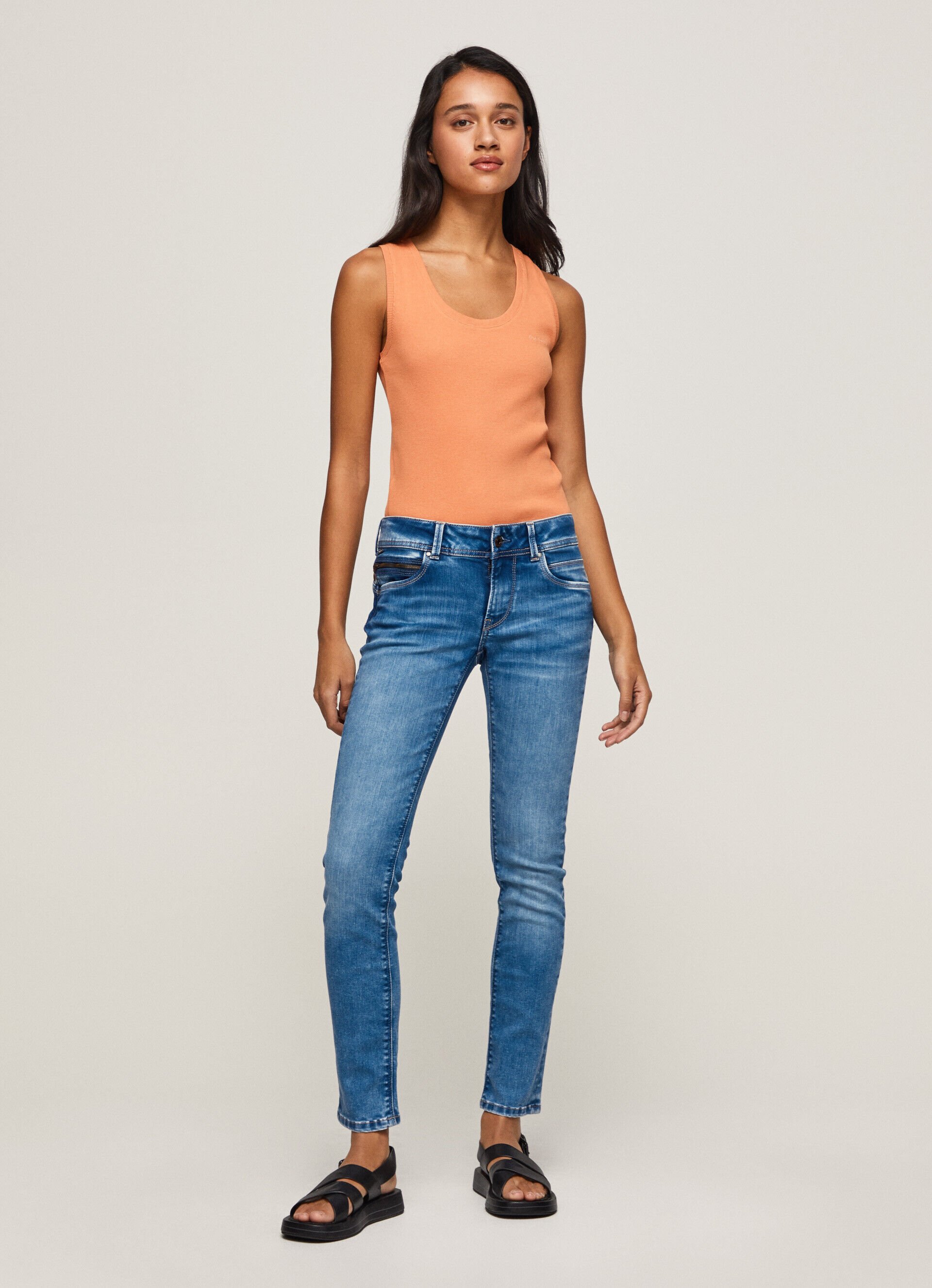 JEAN NEW BROOKE REGULAR MÉDIO SHOT - jeans