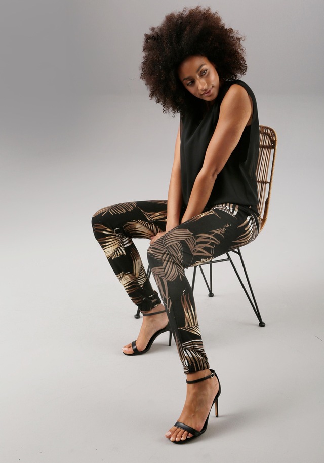 Aniston SELECTED Schlupfhose  im Allover-Print