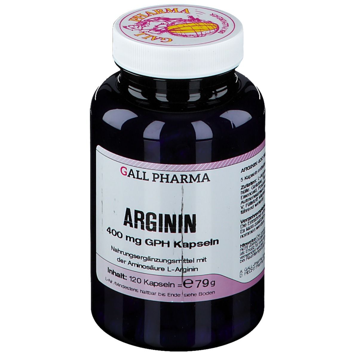 GALL PHARMA Arginin 400mg Gph Kapseln