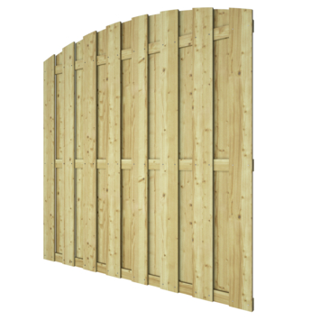 Schutting Jumbo grenen hout toog 180 x 180 cm