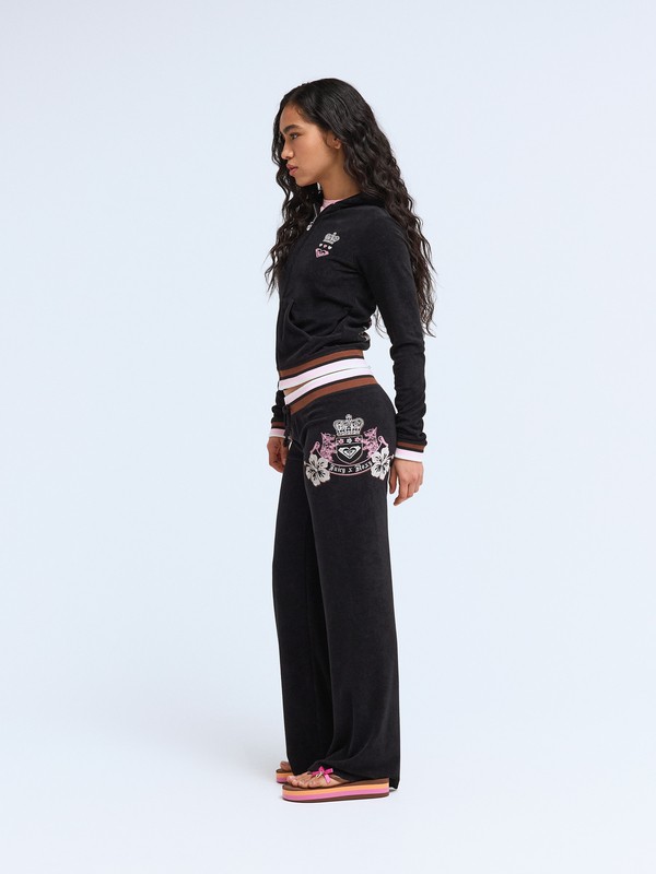 Roxy X Juicy Couture Bas de survêtement Noir Femme