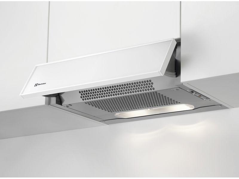 Electrolux Dunstabzugshaube DXK6012WE 3 Stufen Abluft Umluft Klapp-Dunstabzugshaube