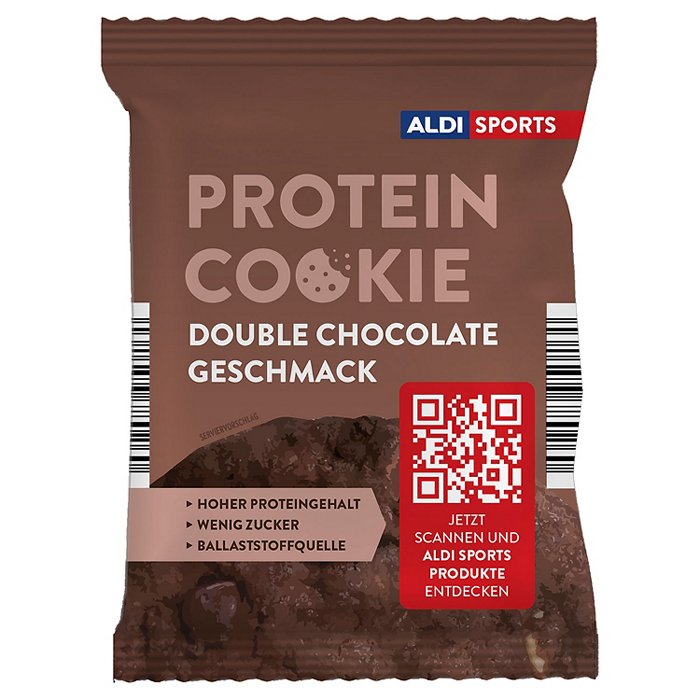 ALDI SPORTS Protein Cookie 80 g, Double Choco