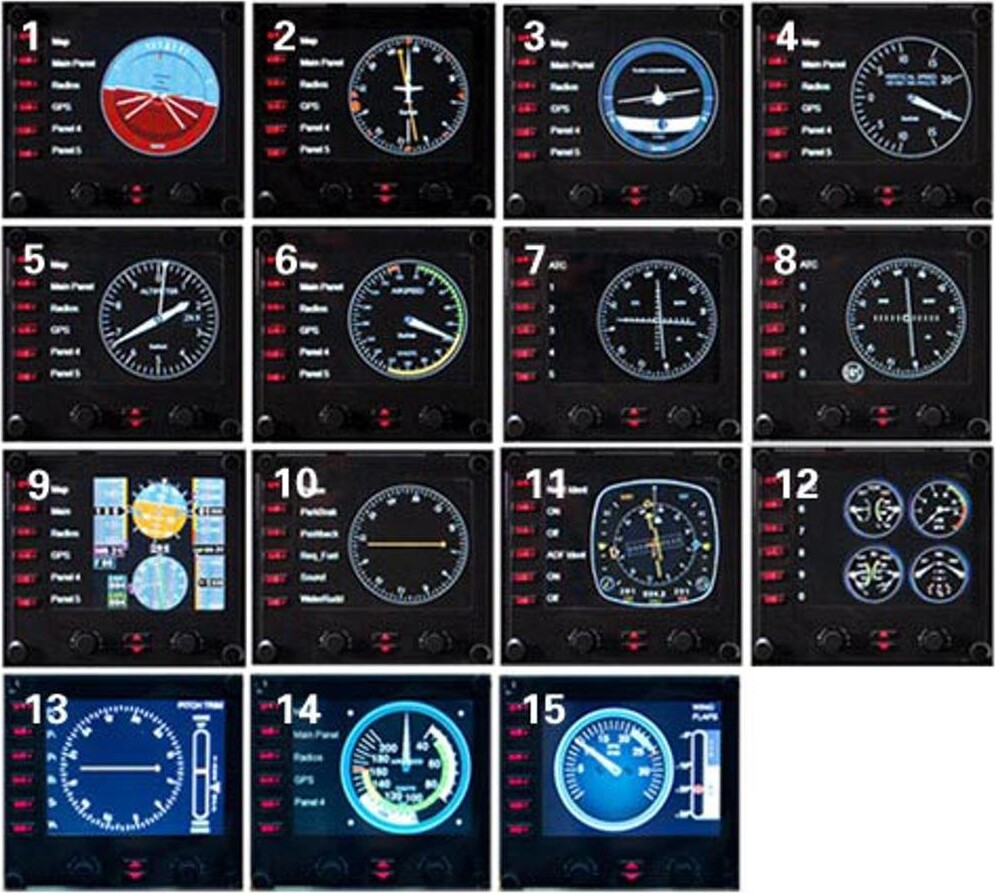 Logitech - G Saitek Pro Flight Instrument Panel Til Pc