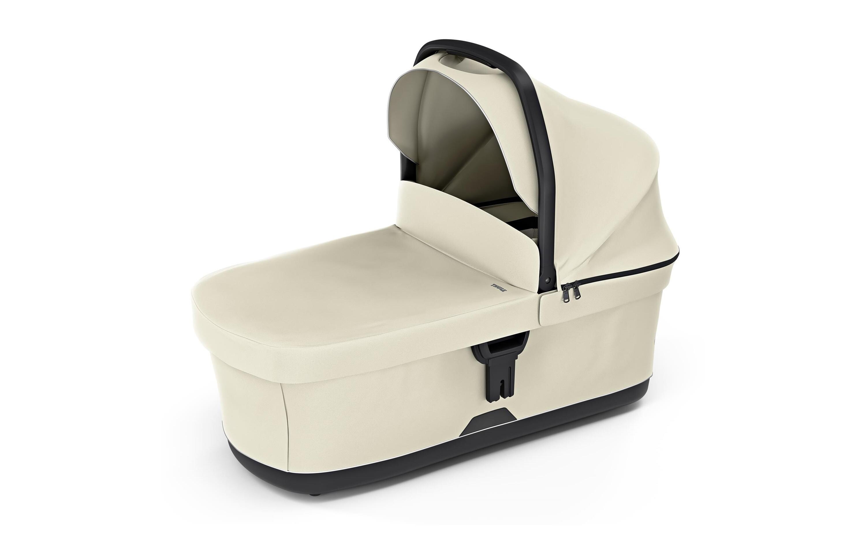 Babywanne Urban Glide 3 Beige<br>Bequemes Kinderkörbchen für Spaziergänge auf jedem Untergrund