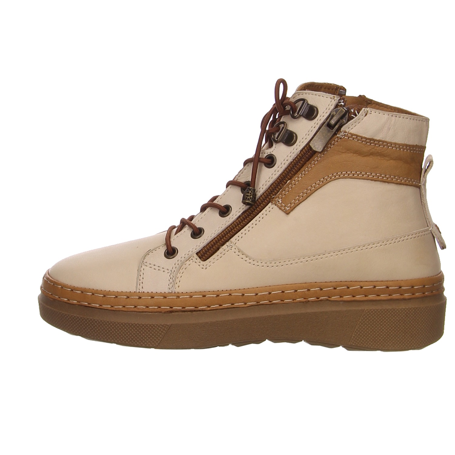 Elbandi Knöchelschnürer weiß beige