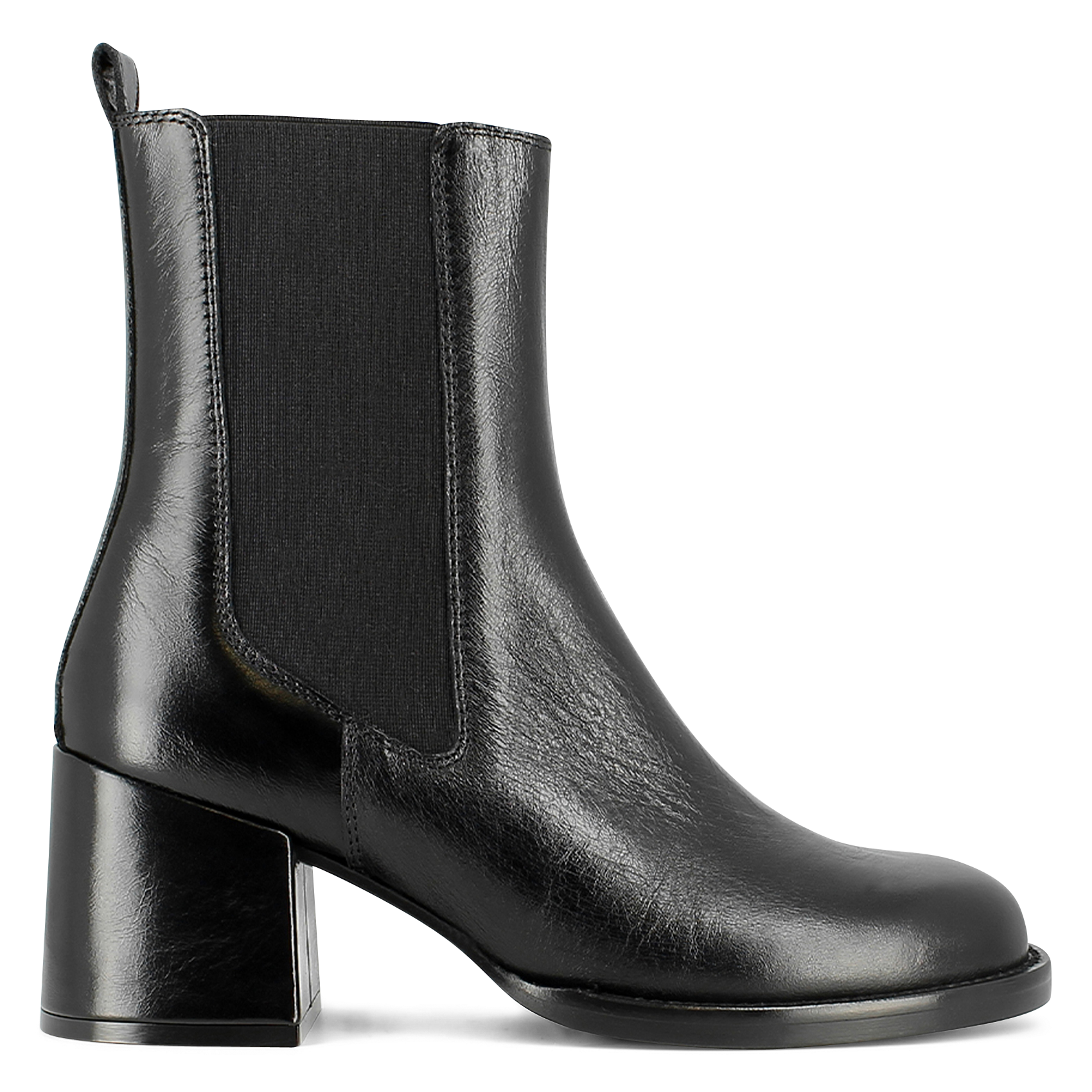 BIENVUE - Bottines en cuir | Noir
