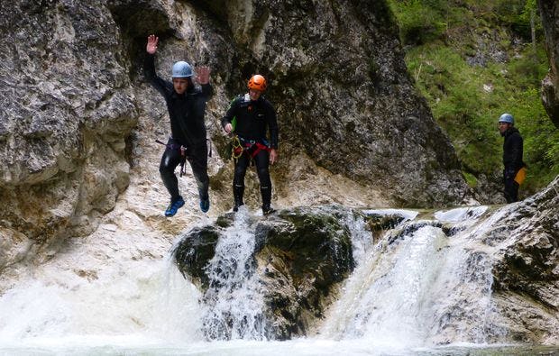 Canyoning am Traunsee als Geschenk