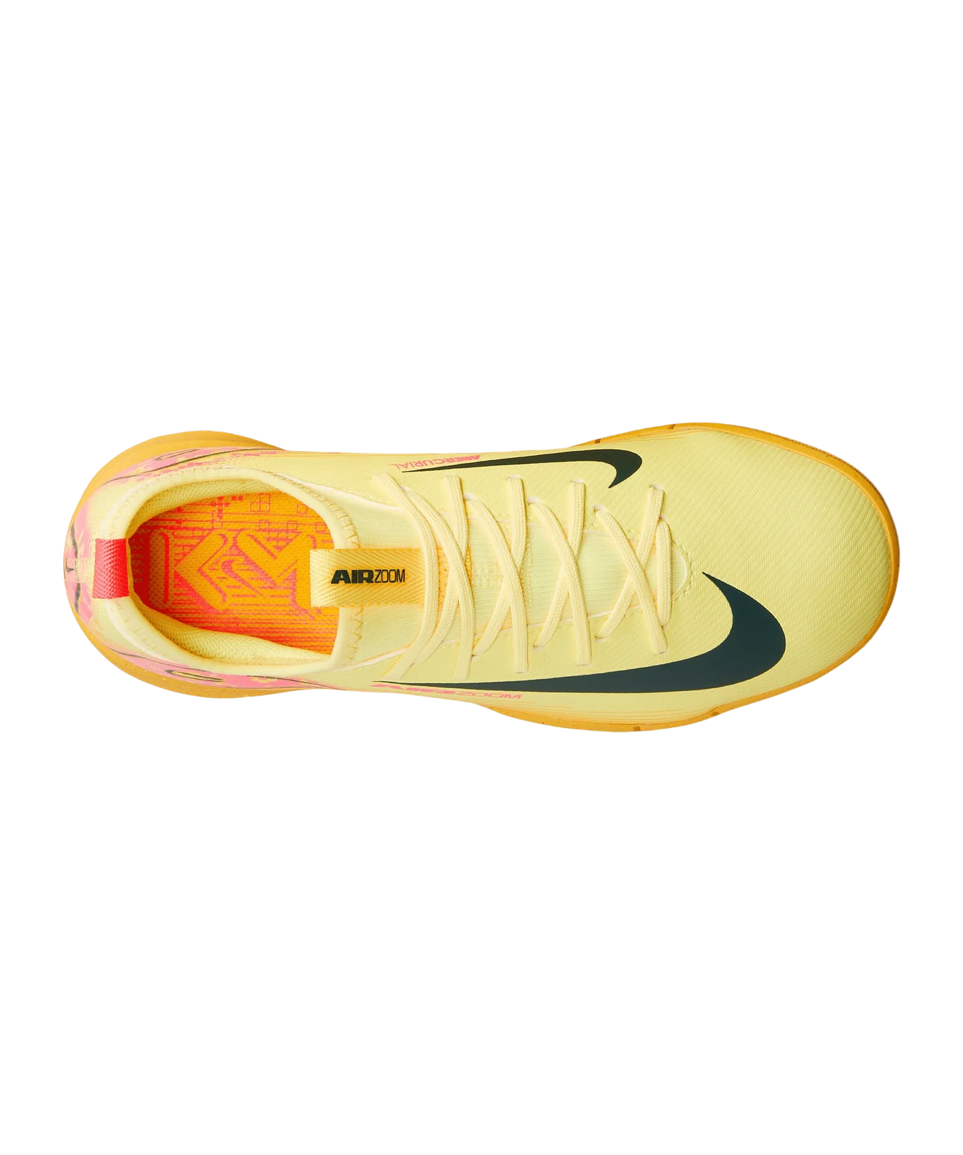 Nike Jr Air Zoom Mercurial Vapor XVI Academy IN Mbappe Signature Kids Orange Blau F800