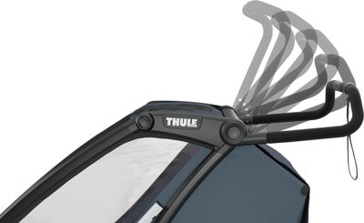 Thule Chariot Cab Sykkelvogn, Dark Slate