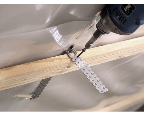 Knauf directhangers 125 mm voor 50 mm houten latten, verpakking van 100 stuks.