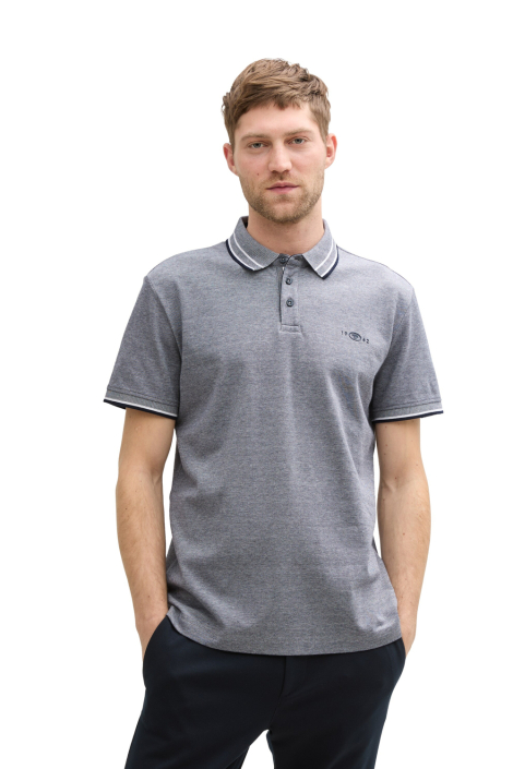 Tom Tailor blauwe heren polo
