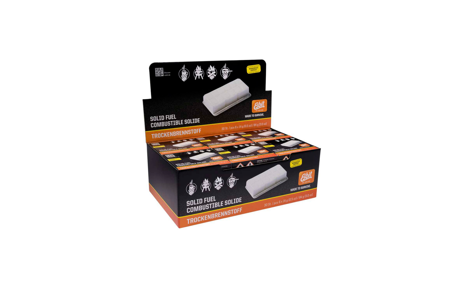 Esbit Trockenbrennstofftabletten 20 x 4 g für Taschenkocher