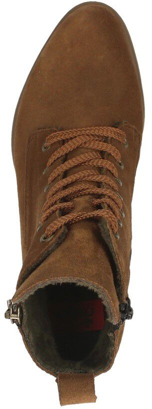 Rieker Veterschoenen Hak donkerbruin