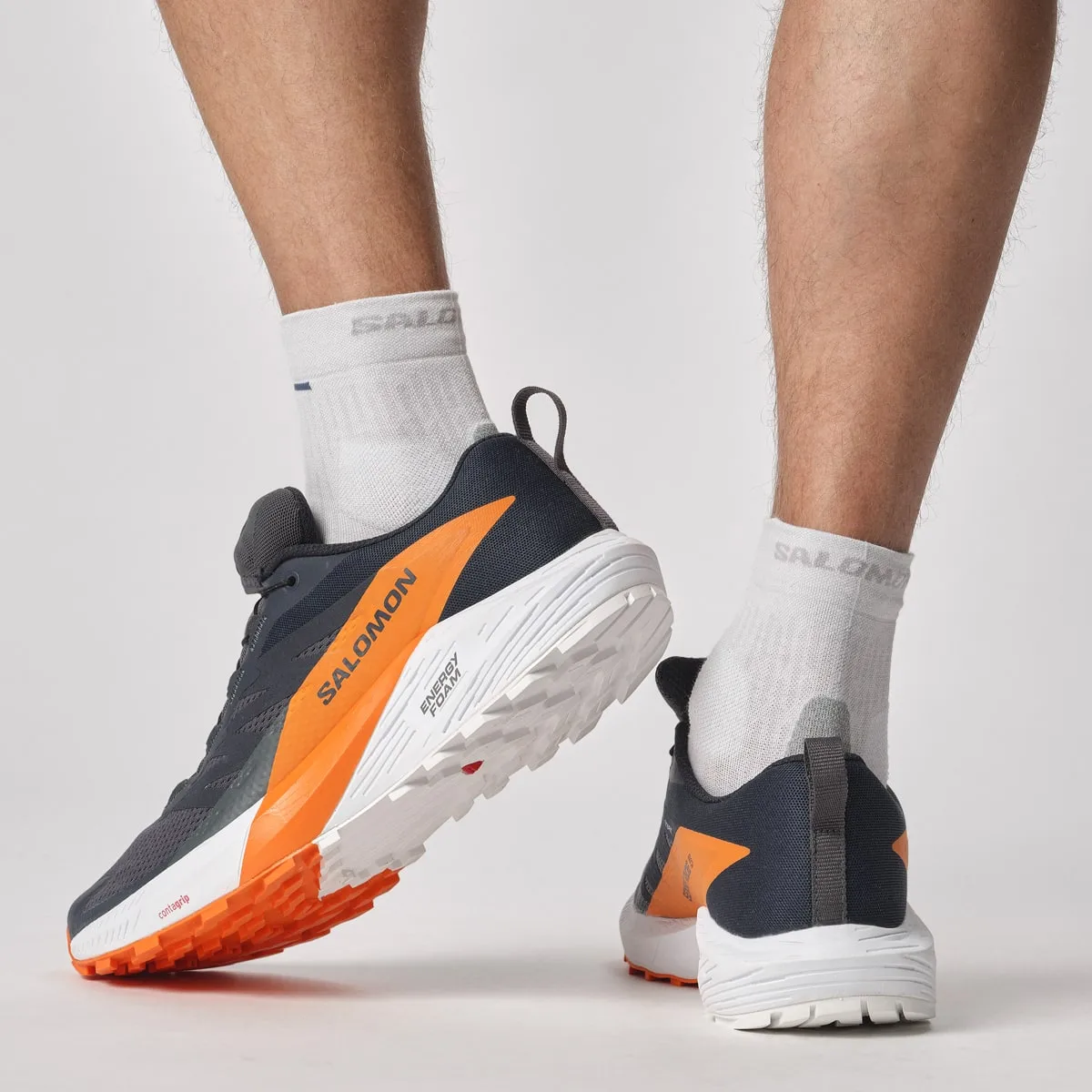 Salomon Men's Sense Ride 5 GORE-TEX India Ink/Carbon/Dragon Fire