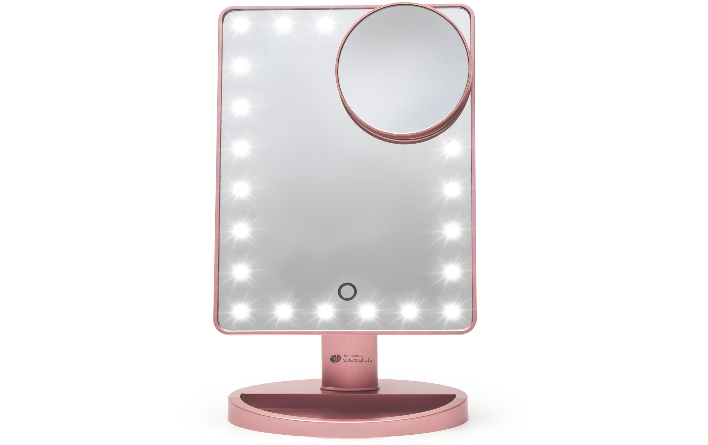 Rio Kosmetikspiegel »24 LED Touch Rosegold«