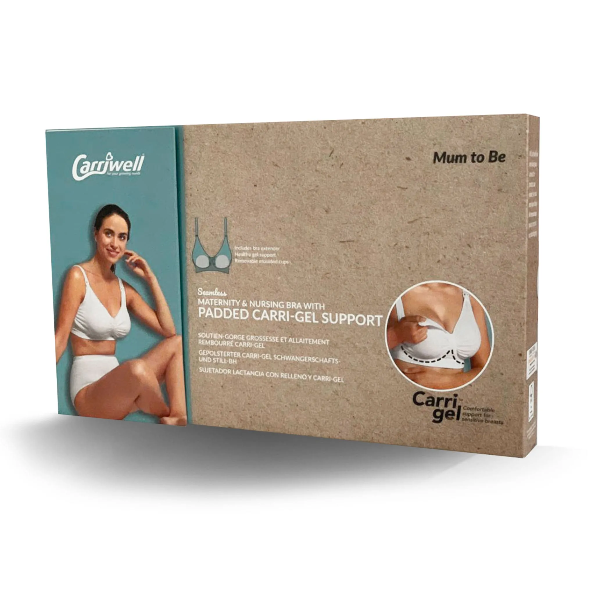 Carriwell Soutien-Gorge d’Allaitement Rembourré Carri-Gel®