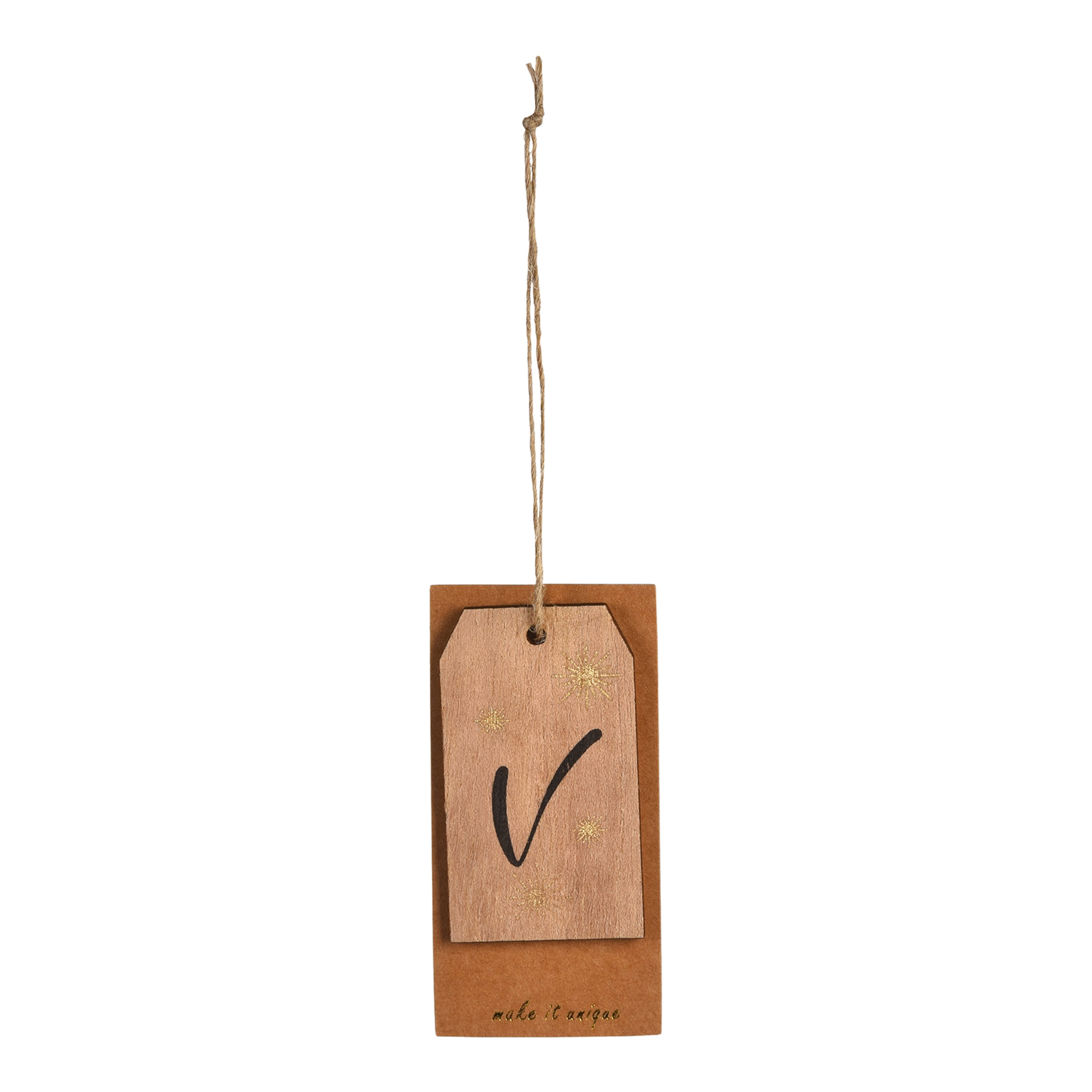 braun, L 6 x B 3,5 cm