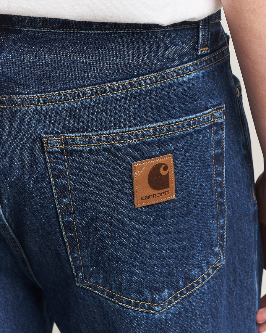 Carhartt WIP Aaron Pant Smith Denim Stone Wash