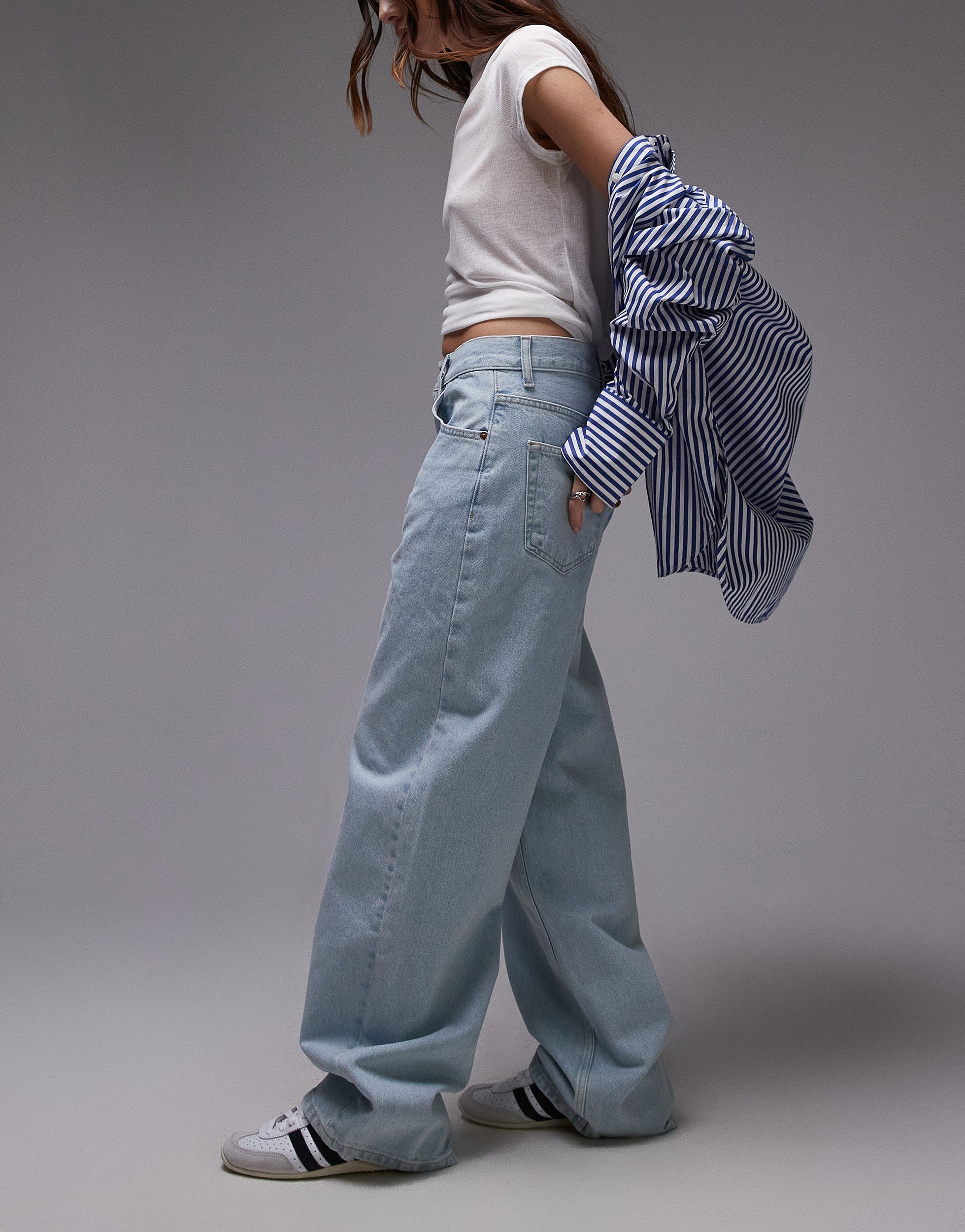 TOPSHOP Low waist Baggy fit Jeans