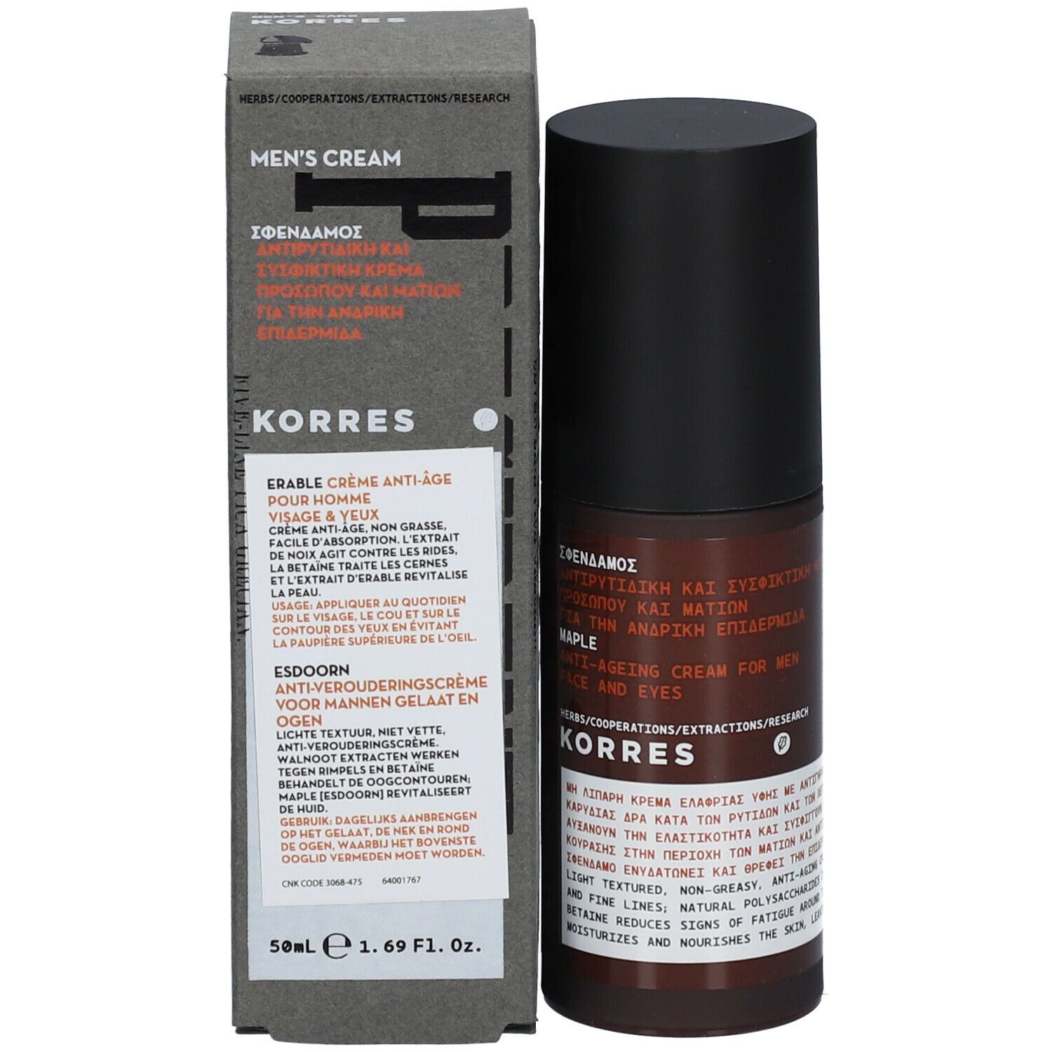 KORRES® Ahorn Anti-Aging-Creme für Männer