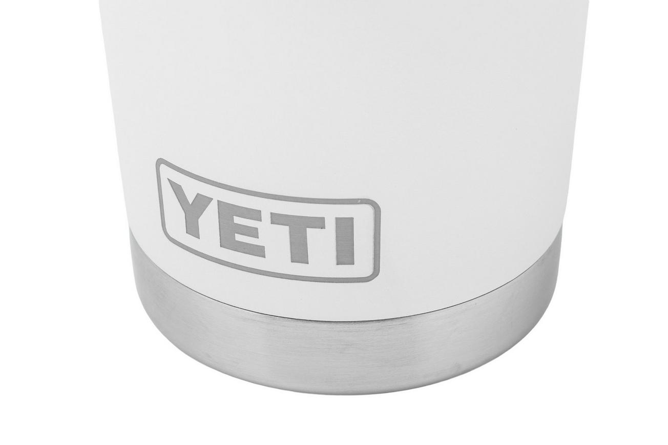 Yeti Rambler Travel Mug 20oz Stronghold Lid, White, thermos reismok met deksel, 591 ml