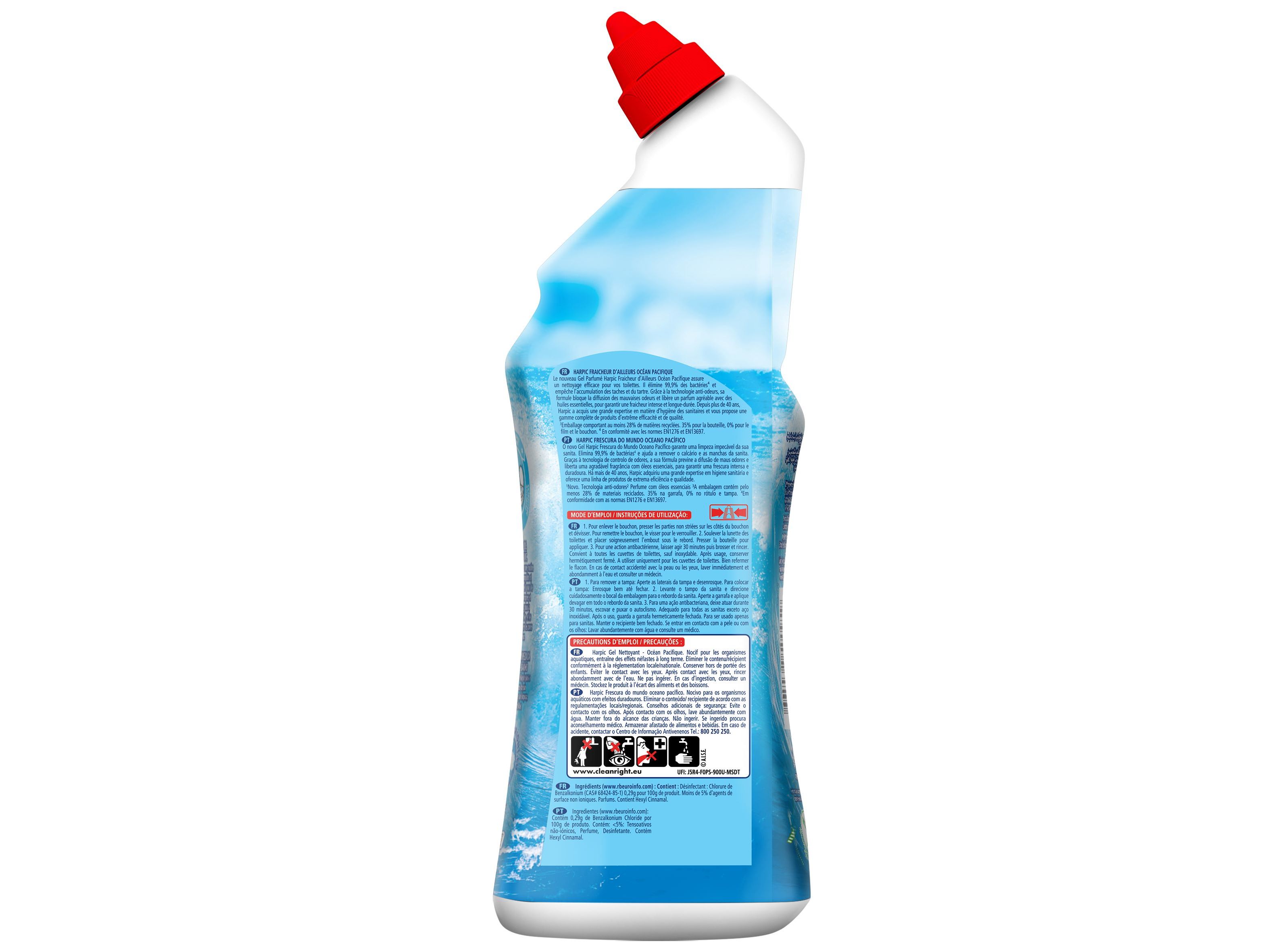 GEL SANITÁRIO HARPIC OCEANO PACIFICO 750 ML