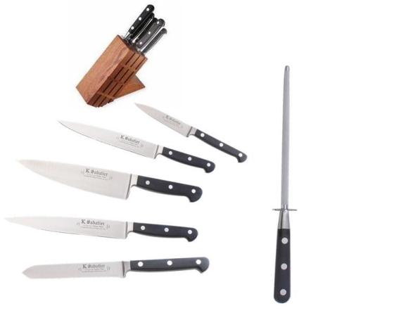 Bloc couteaux Sabatier Proxus 6 pièces Couteaux de cuisine professionnel
