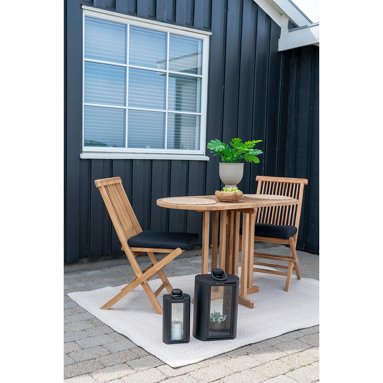 House Nordic Pot de fleurs en acier Amalfi sable - 19x19x27 cm