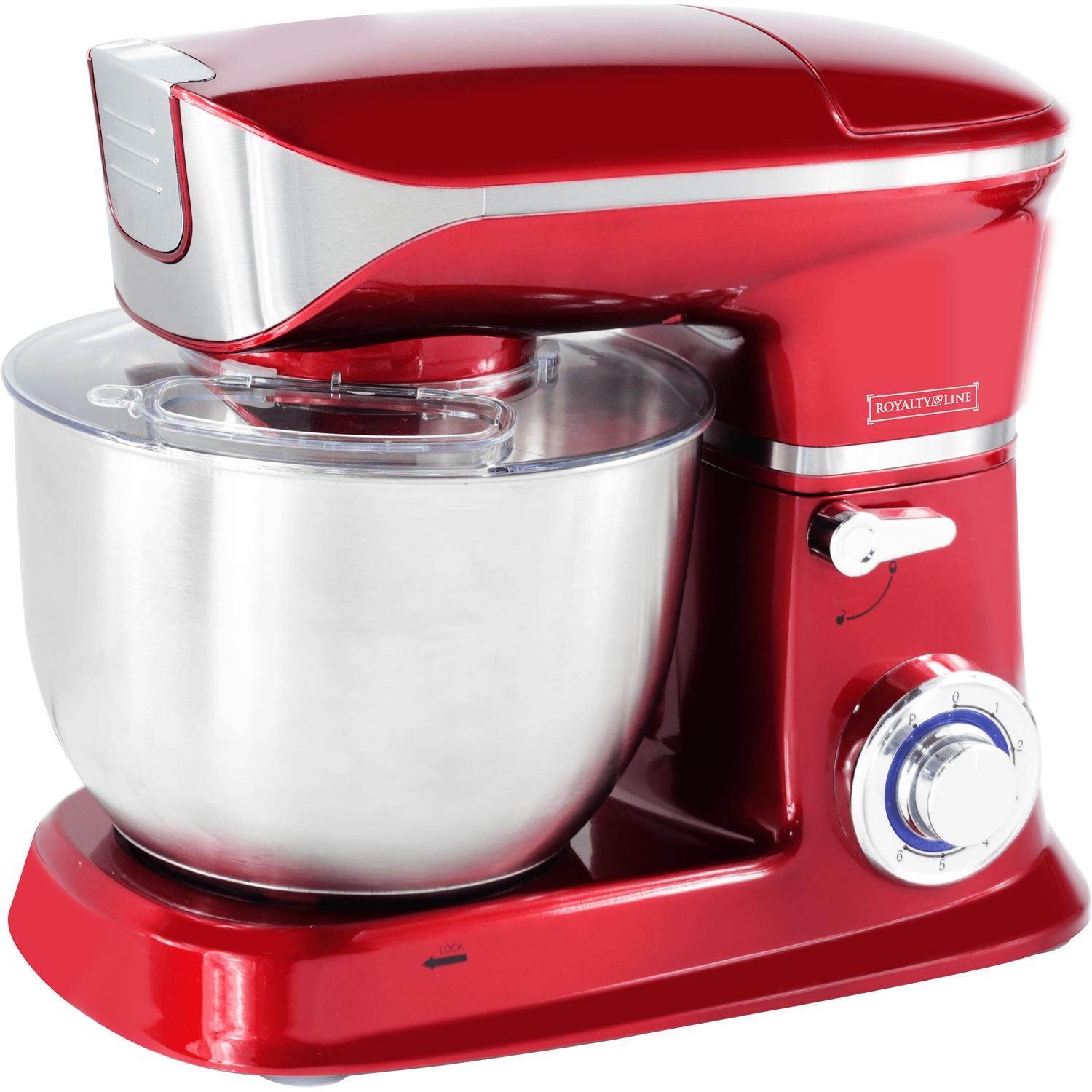 Elegante Küchenmaschine mit 6 Geschwindigkeiten - Rot