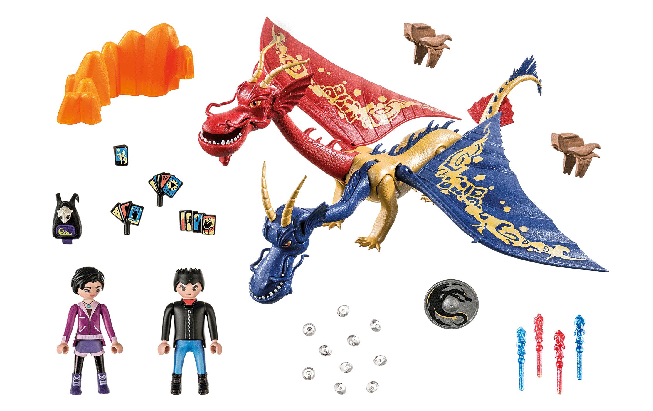 Dragons The Nine Realms – Wu & Wei mit Jun 71080Drachen-Spielset