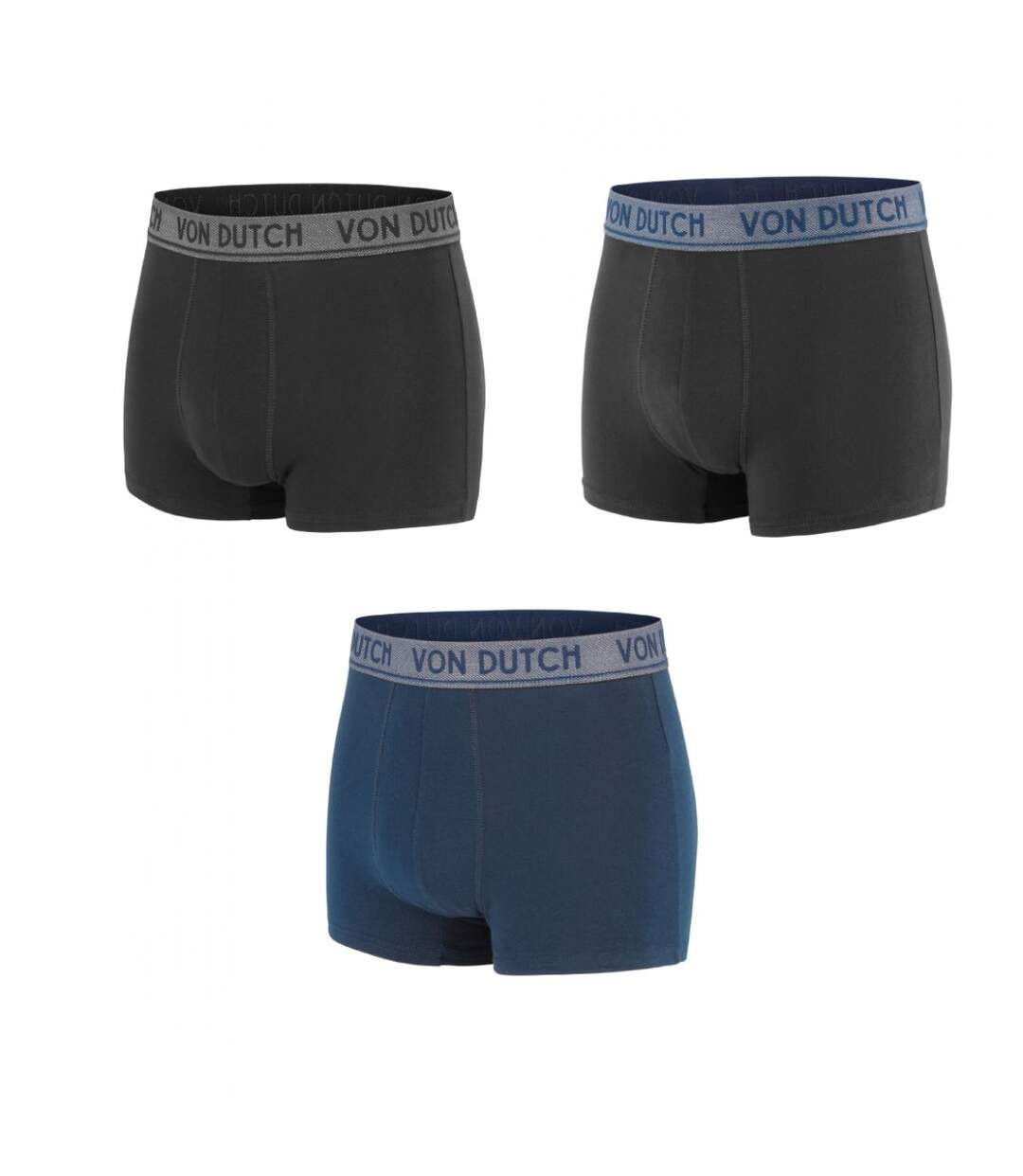 Lot de 3 Boxers Von Dutch homme en coton Original