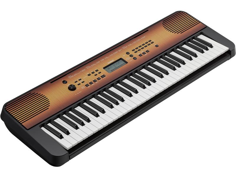 Yamaha Keyboard PSR-E360MA Maple Portables Einsteiger-Keyboard, dessen Design perfekt für Ihren Wohnbereich geeignet ist