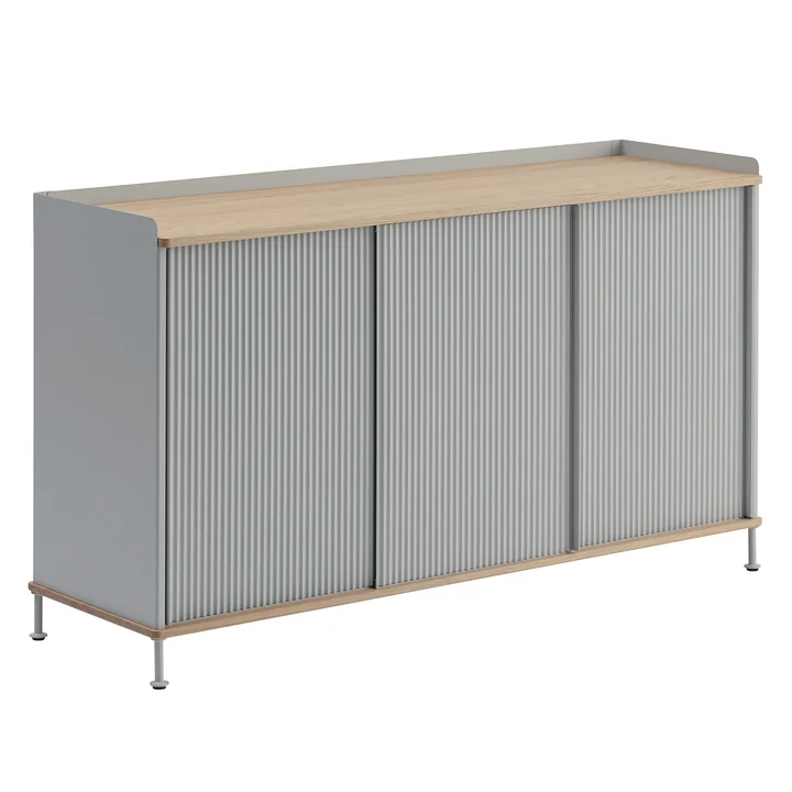Muuto - Enfold Sideboard, 148 x 85 cm, Eiche / grau