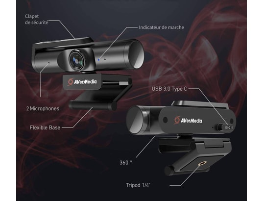 AVERMEDIA - Webcam Live Streamer CAM513 Ultra HD 4K