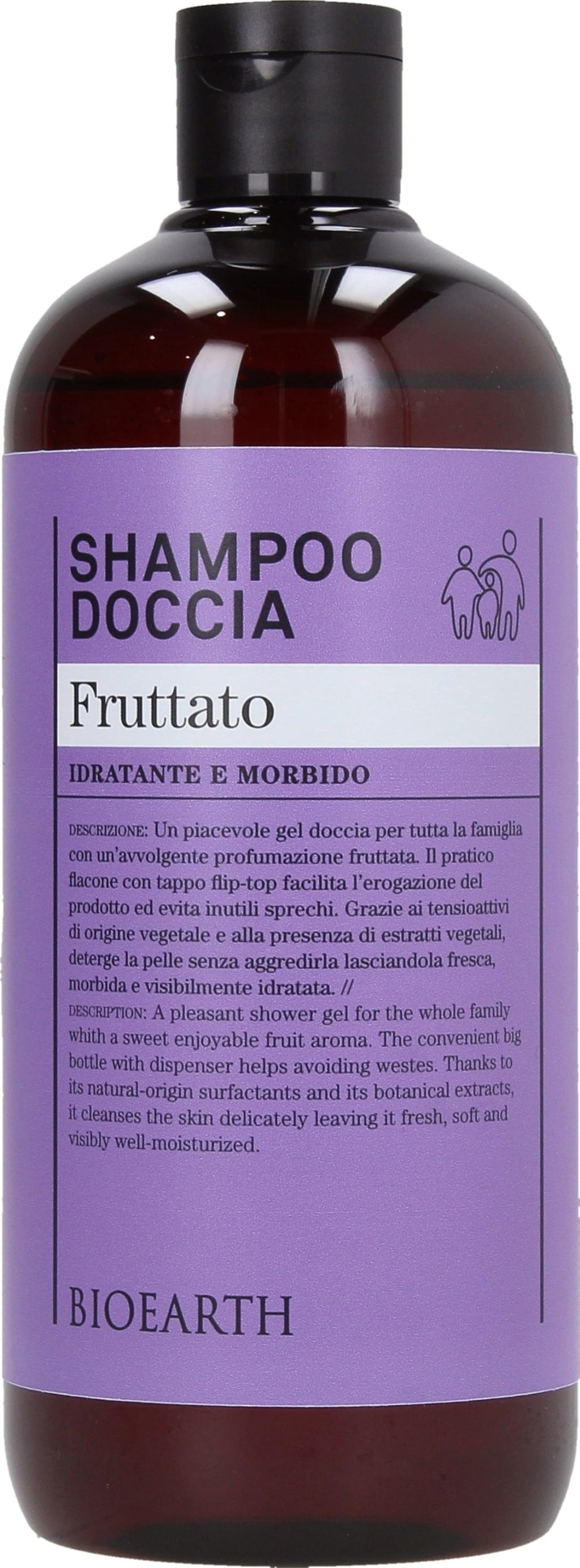 BIOEARTH  Family 3in1 Shampoo & Waschgel Rote Früchte, 500 ml