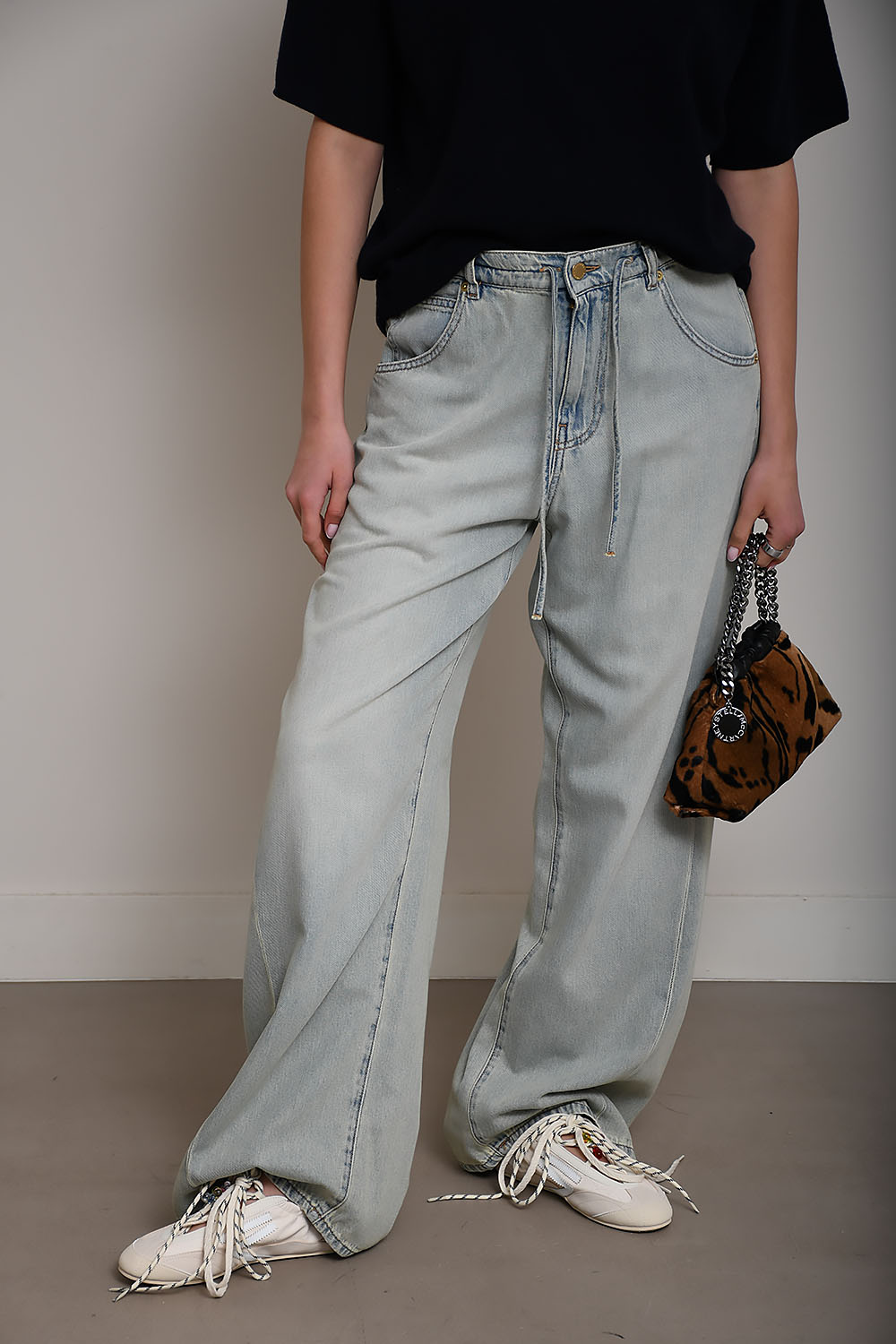 Iris paper bag tencel denim jeans