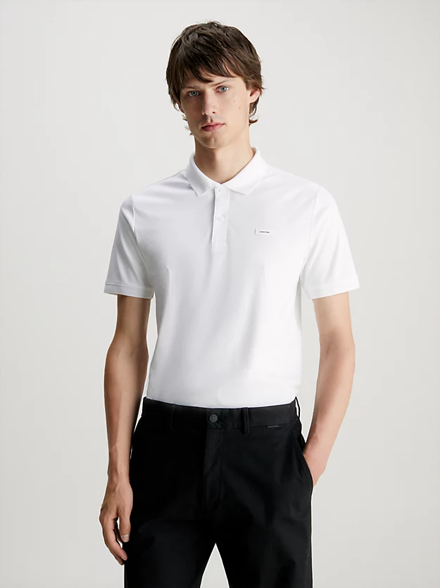 Camisa polo de corte justo