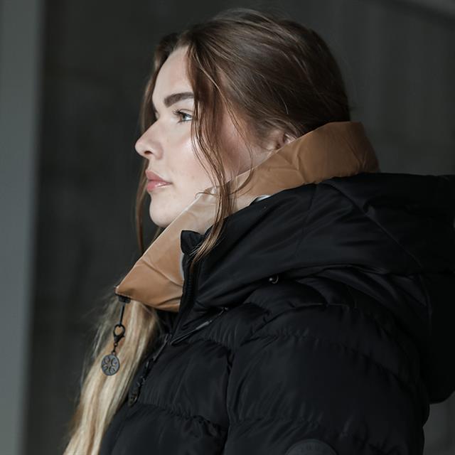 Kraag QUUR QInari Met Capuchon Brons