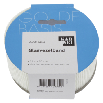 KARWEI glasvezelband 10mx50mm wit