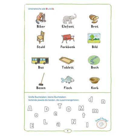 Carlsen Verlag Conni Gelbe Reihe (Beschäftigungsbuch): Lesen lernen mit Sticker-Spaß