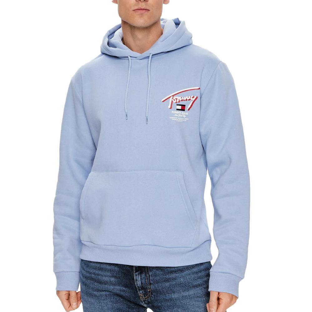 Tommy Hilfiger Sweat à Capuche Bleu Homme Tommy Hilfiger Reg Street