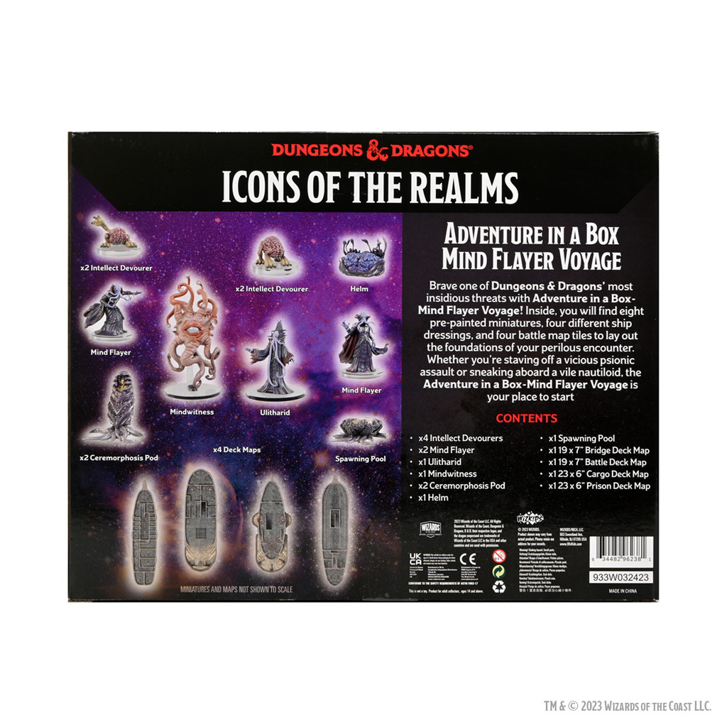 D&D Icons of the Realms - Adventure in a Box - Mind Flayer Voyage