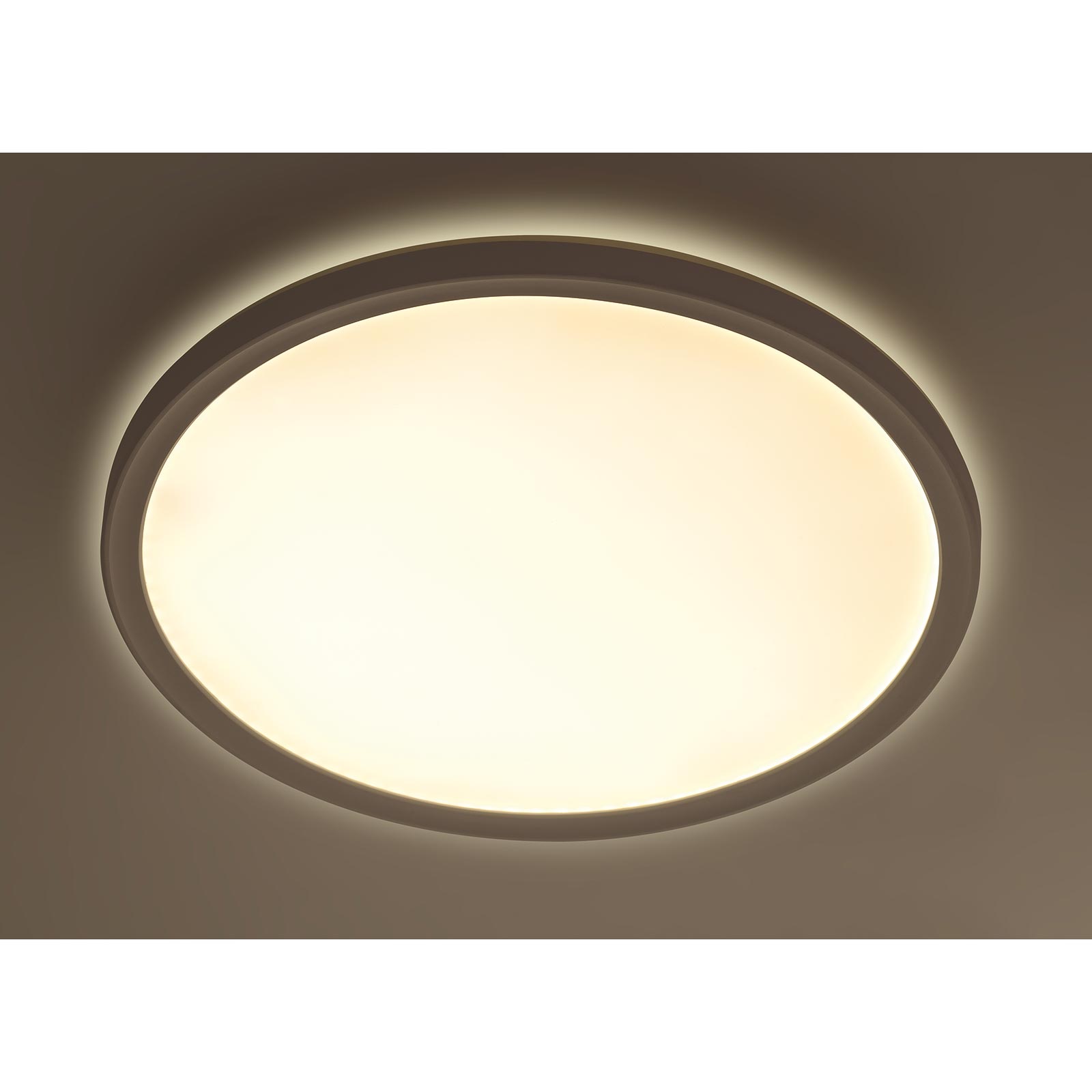 LAMPURA LED-Panelleuchte - weiß - Ø 29 cm
