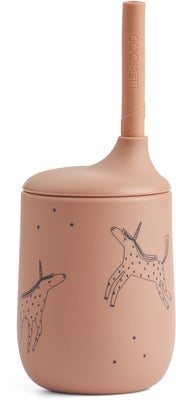 LIEWOOD Ellis Sugerørkopp, Unicorn/Pale Tuscany