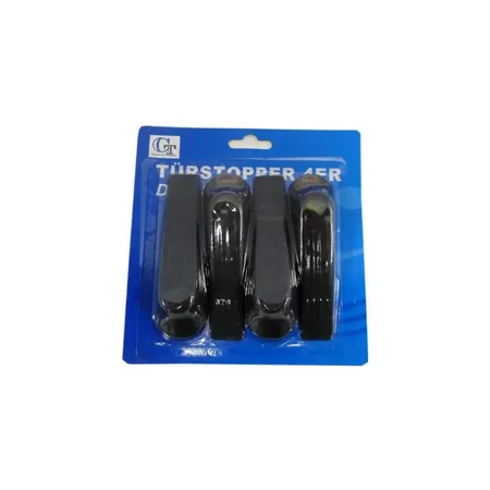 China Trading Türstopper, schwarz, 4 Stück