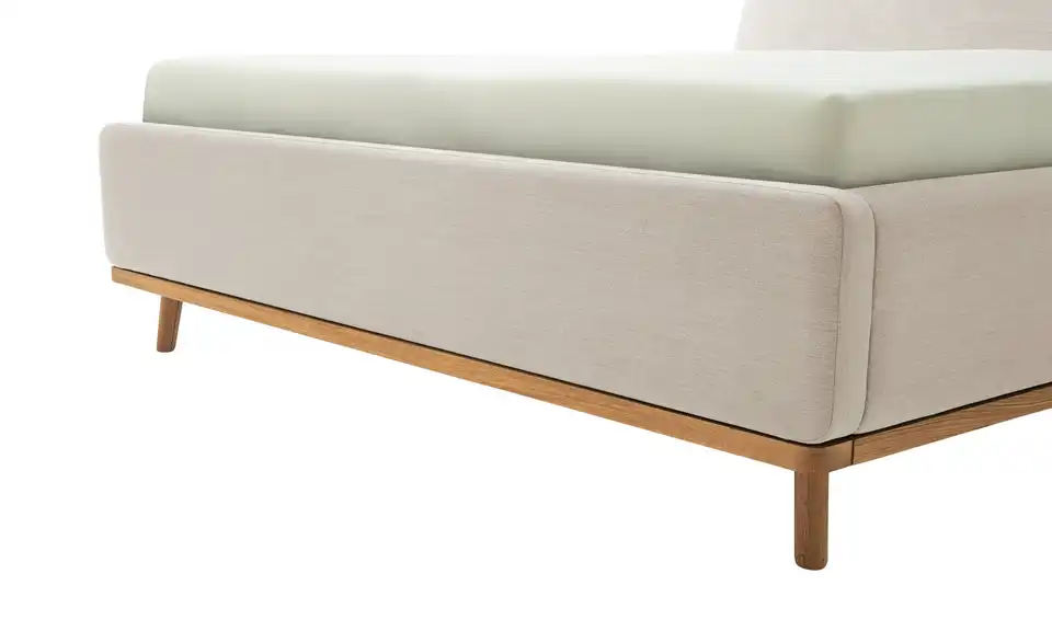 Polsterbettgestell Merla Beige 160 cm