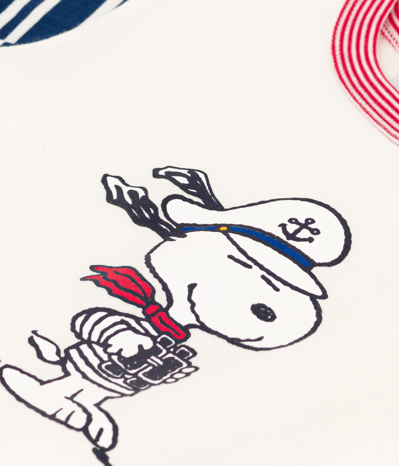 Tee-shirt Petit Bateau X Snoopy en jersey léger bébé