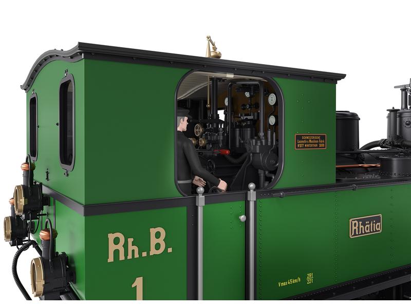 LGB Dampflok G 3/4 Rhätia 2014, VI, G Spur G Gartenbahn Lokomotive der Rhätischen Bahn